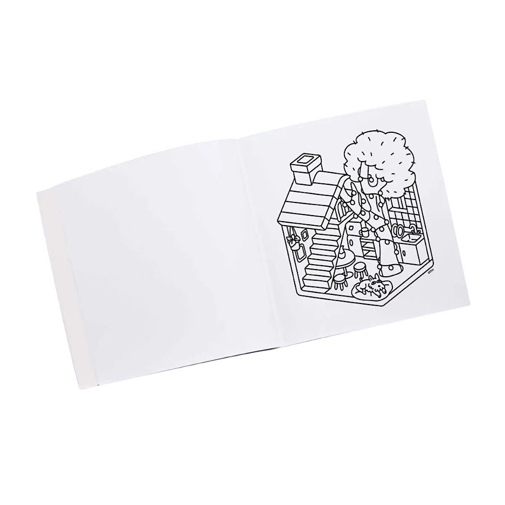 OMY Cozy Art Coloring Book - Tiny House