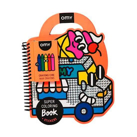 OMY OMY Super Coloring & Sticker Book - Yummy