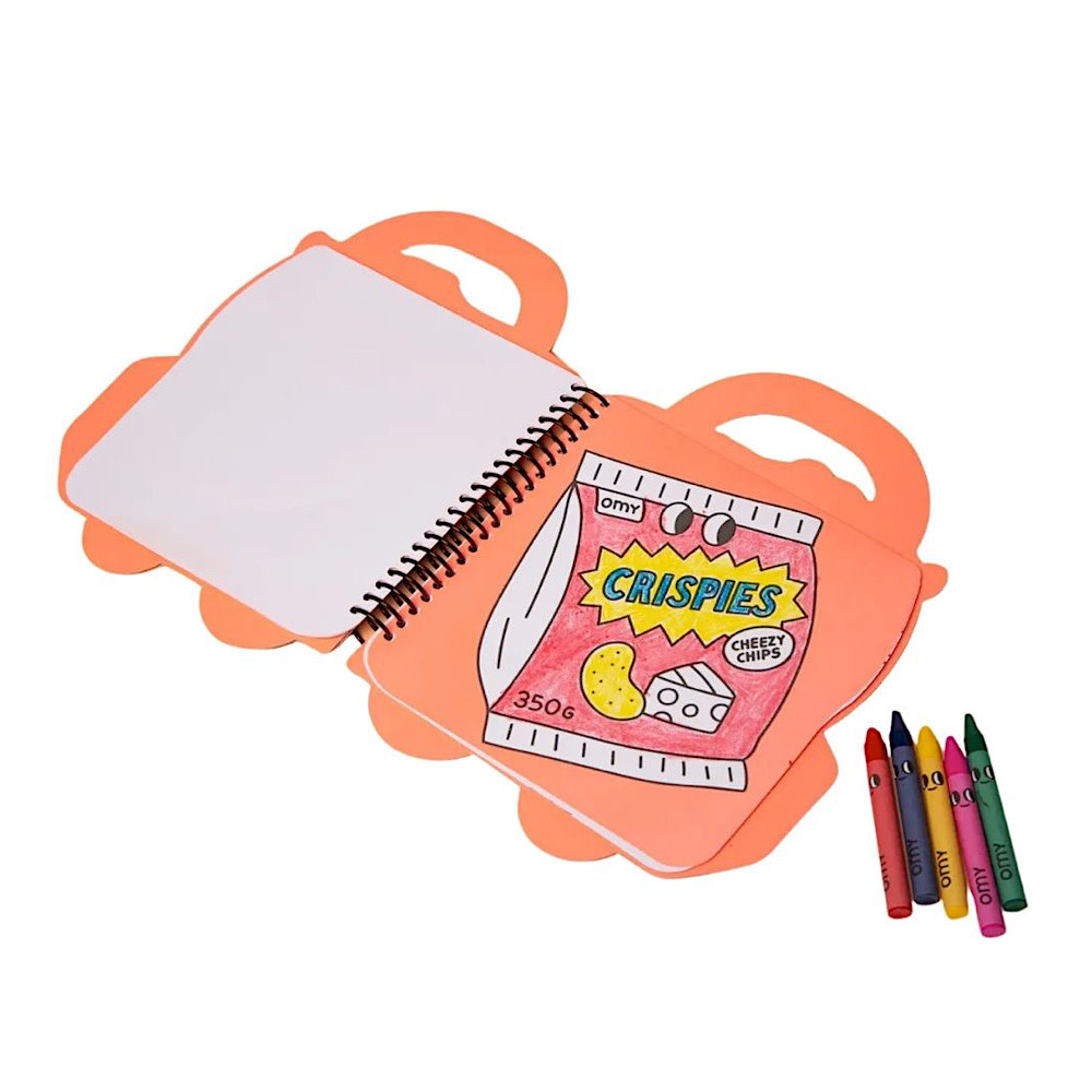 OMY Super Coloring & Sticker Book - Yummy