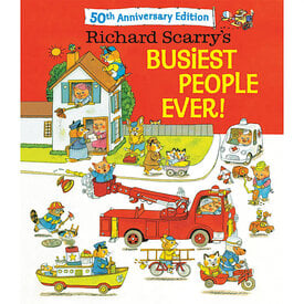 Penguin Random House Richard Scarry's Busiest People Ever! 50th Anniversary Hardcover Book