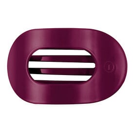 Teleties Teleties Flat Round Clip - Medium - Mulberry