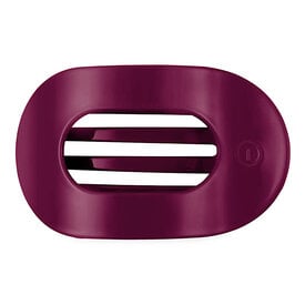 Teleties Teleties Flat Round Clip - Large - Mulberry