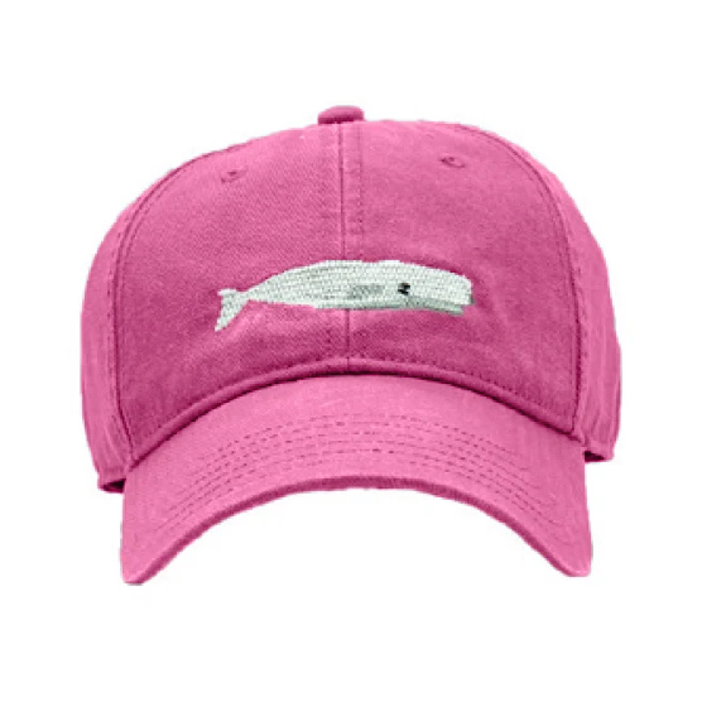 Harding Lane Harding Lane Adult Baseball Hat - White Whale - Bright Pink