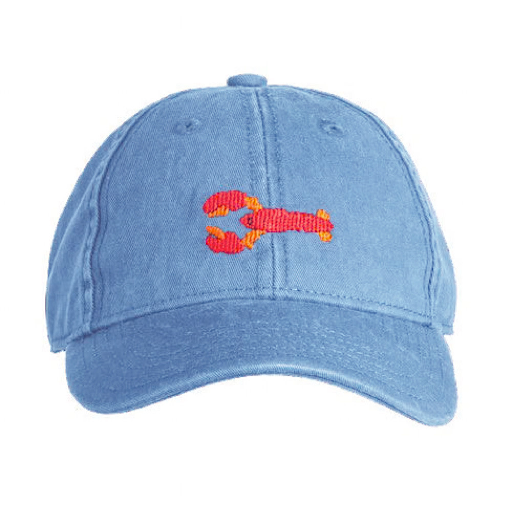 Harding Lane Kids Baseball Hat - Lobster - Light Blue