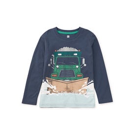 Tea Collection Tea Collection Snow Plow Graphic Tee - Indigo