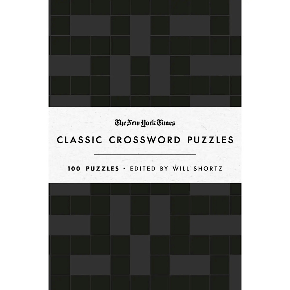 Macmillan NYT Classic Crossword: 100 Puzzles - Black & White Hardcover Book