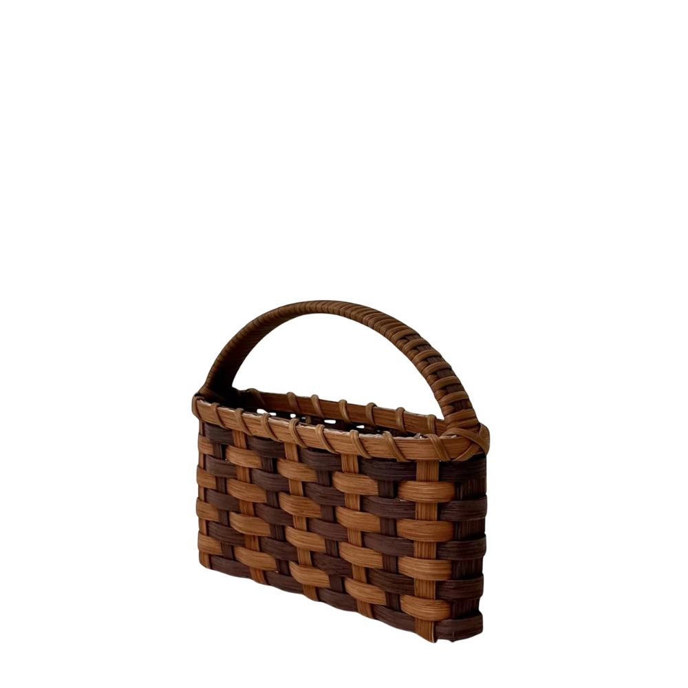  Underwater Weaving Phone Trug Basket - Butternut/Warm Brown