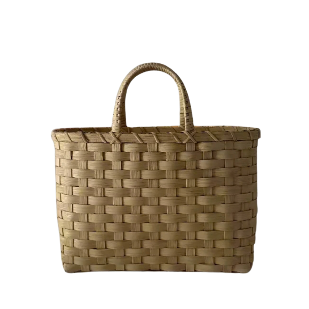  Underwater Weaving Perfect Tote Basket - Tan