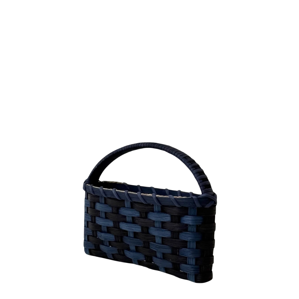 Underwater Weaving Phone Trug Basket - Midnight/Navy