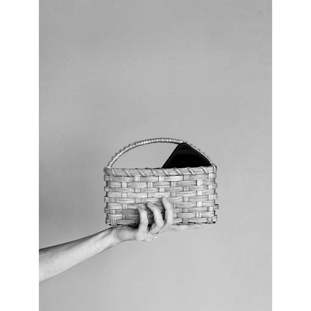 Underwater Weaving Phone Trug Basket - Midnight/Navy