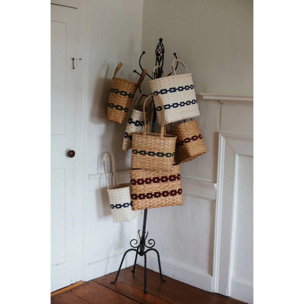 Underwater Weaving New England Shopping Basket - Smoked & Hunter
