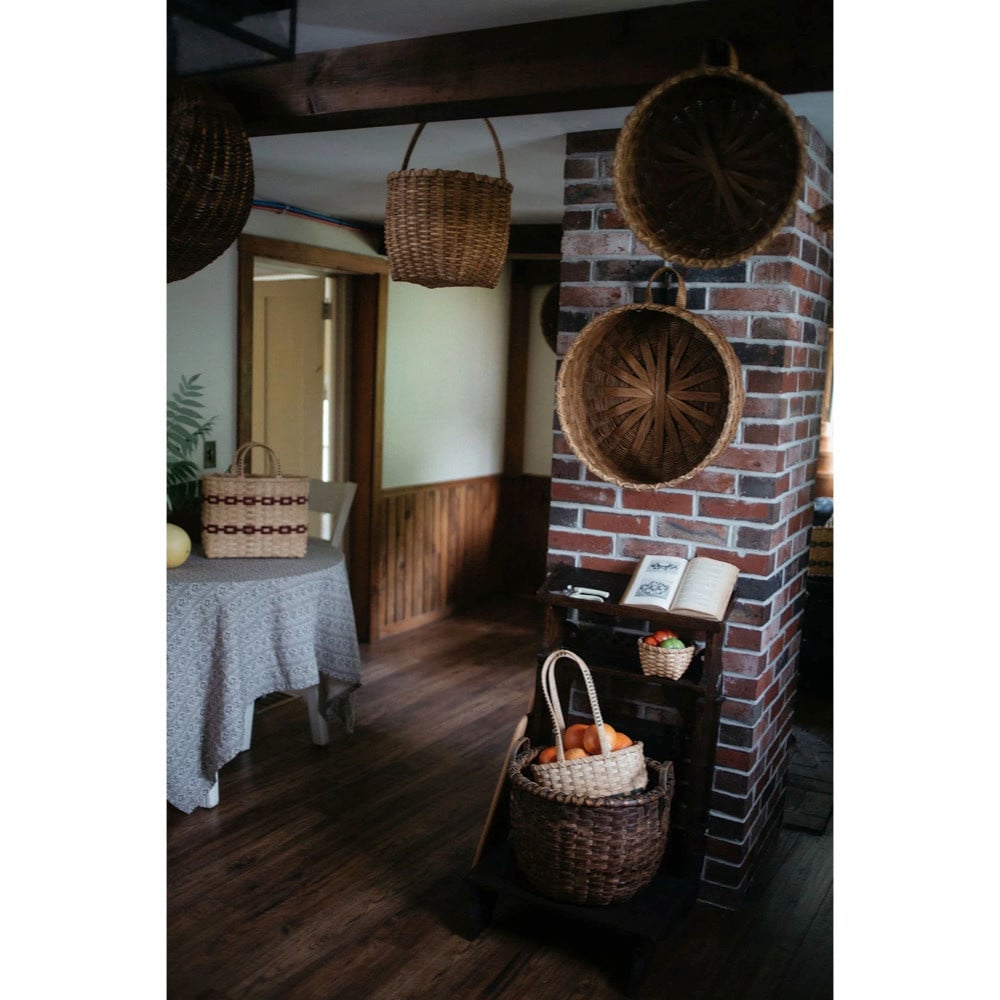 Underwater Weaving New England Shopping Basket - Smoked & Sumac