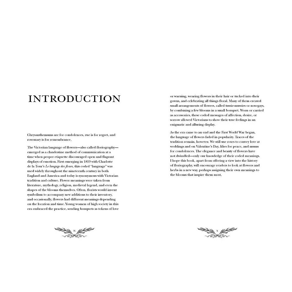 Floriography Hardcover Book