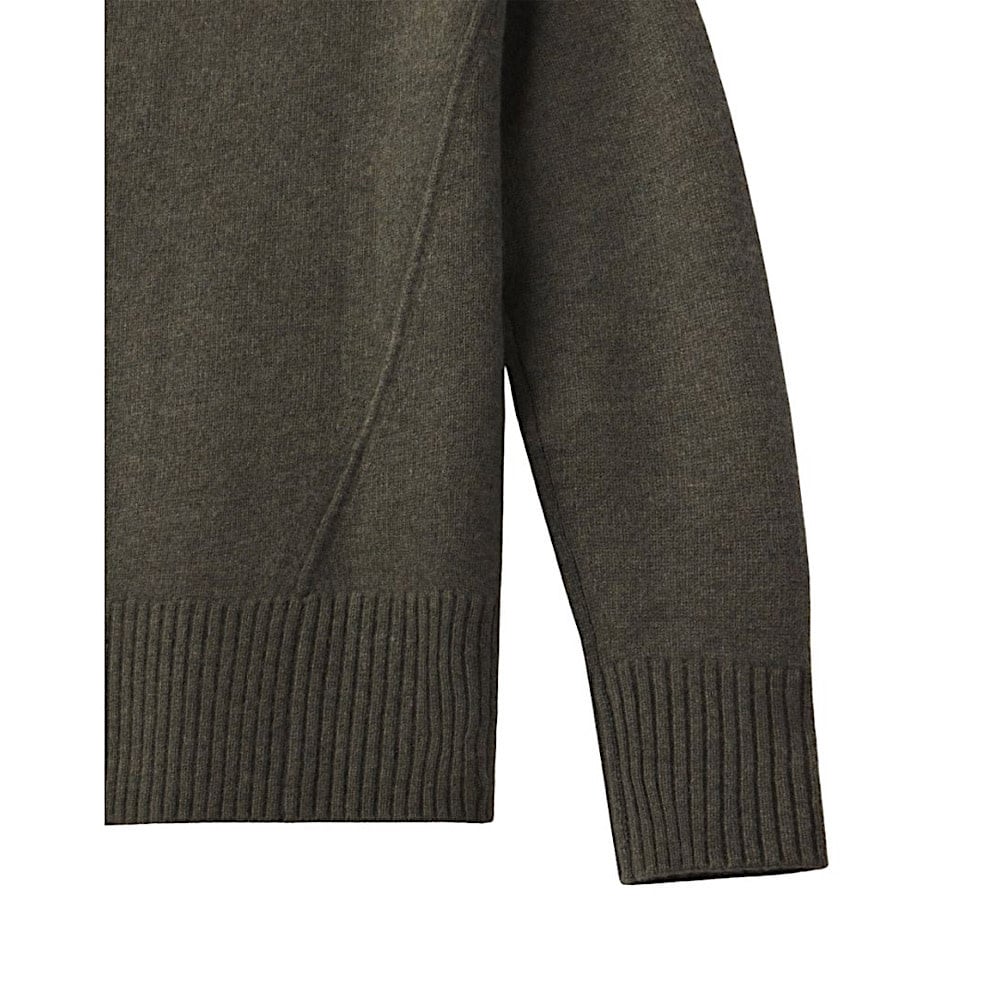Cashmere Oversized Pullover - Dark Olive