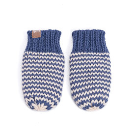 Peppercorn Kids Peppercorn Kids Thumbless Winter Mittens - Blue Stripe