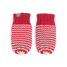 Peppercorn Kids Peppercorn Kids Thumbless Winter Mittens - Red Stripe