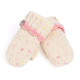 Peppercorn Kids Peppercorn Kids Knit Mittens with Lace - Off-White