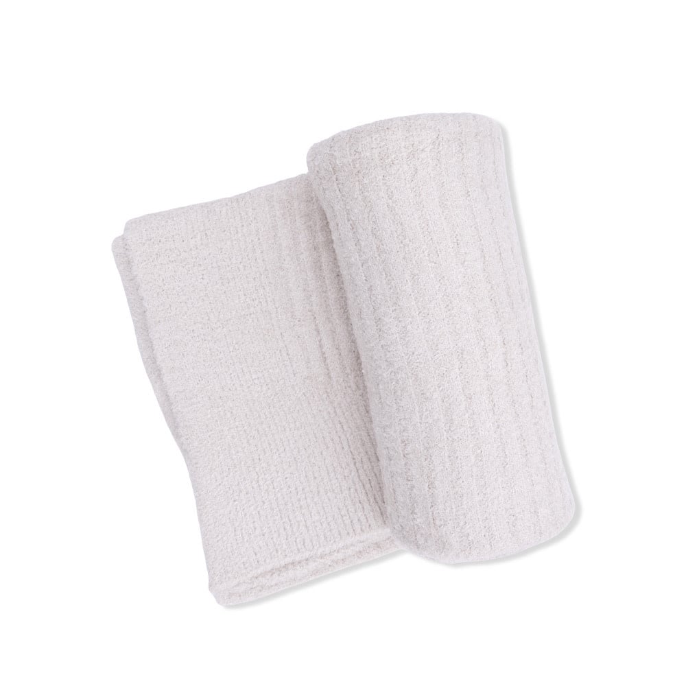 Angel Dear Chenille Blanket 30x30 - Natural