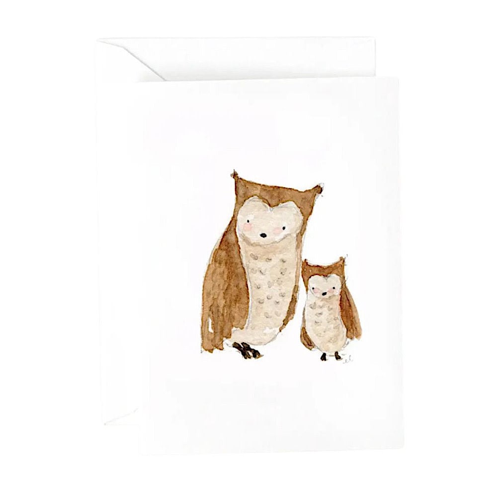 Emily Lex Studio Emily Lex Studio Mini Notecard - Baby Owl