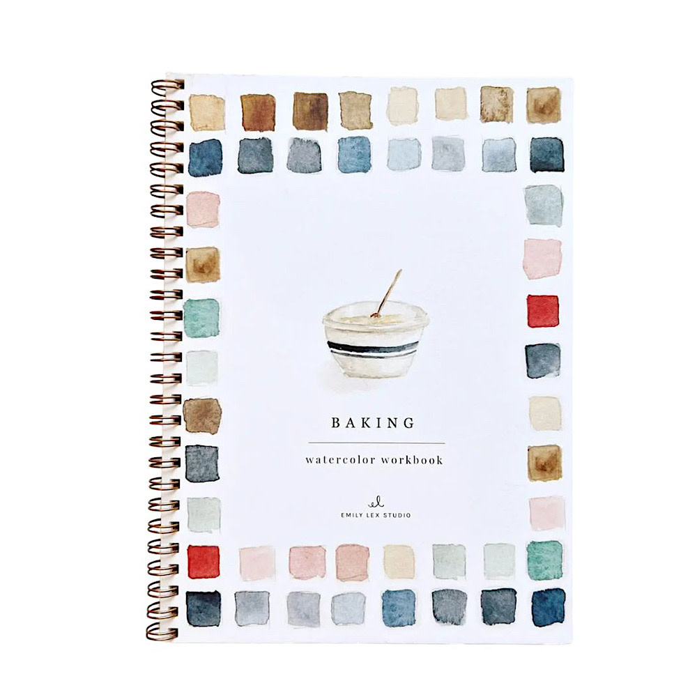 Emily Lex Studio Watercolor Workbook - Baking