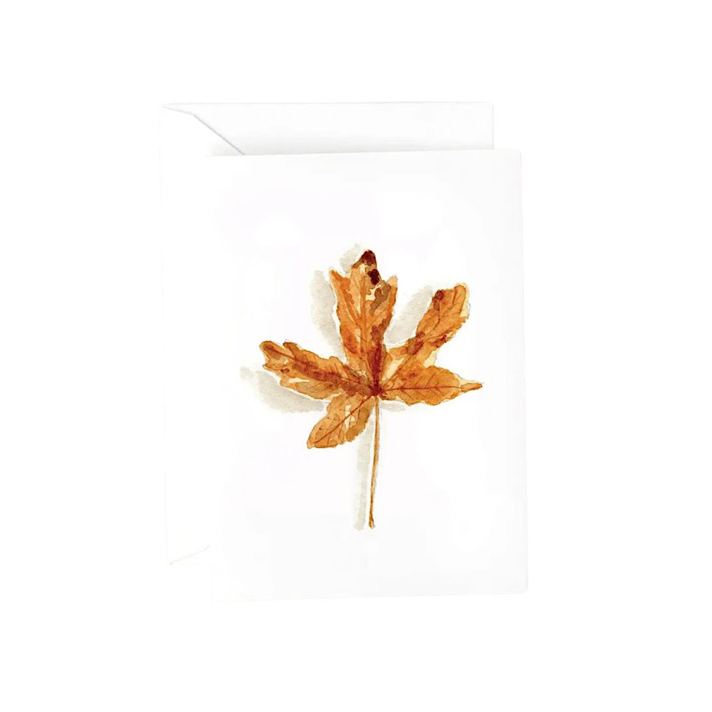 Emily Lex Studio Emily Lex Studio Mini Notecard - Maple Leaf