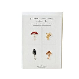 Emily Lex Studio Emily Lex Studio Paintable Notecards - Mushrooms