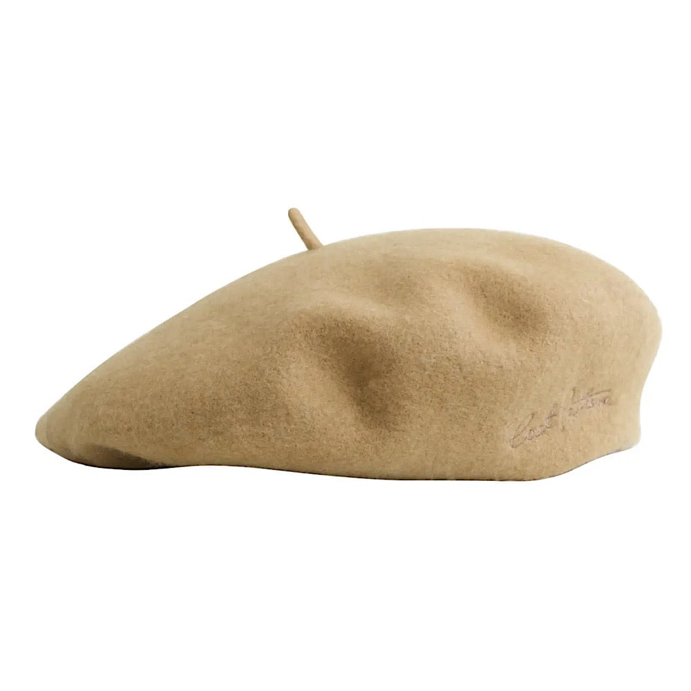 Lost Pattern NYC Lost Pattern Bon Chic Wool Beret - Light Camel