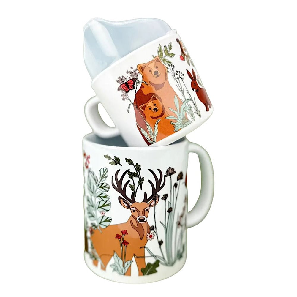  Helmsie Two of a Kind Cup Set - Mountain Animal