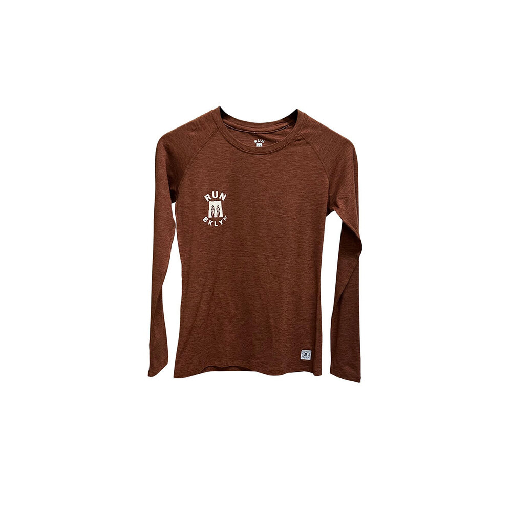 ◆LEE◆ Truck Graphic Long Sleeve T-Shirt Pigment Brown sky-manufacturing-w-run-bklyn-