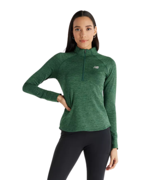 W Heat Grid 1/2 Zip