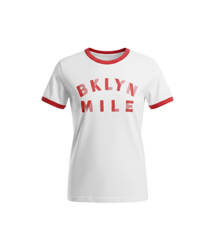 W BKLYN MILE Retro Tee