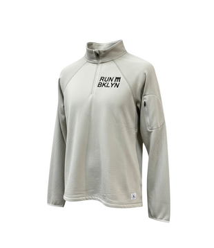 M RUN BKLYN Waffle Quarter Zip
