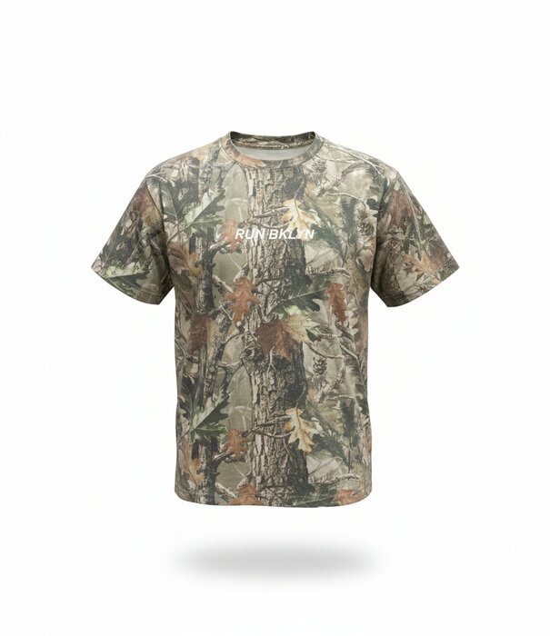 RUN BKLYN CAMO SHORT SLEEVE T-SHIRT