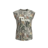 U RUN BKLYN GROOVY CAMO CUTOFF