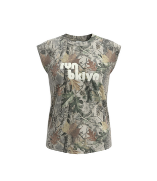 RUN BKLYN Groovy Camo Cutoff