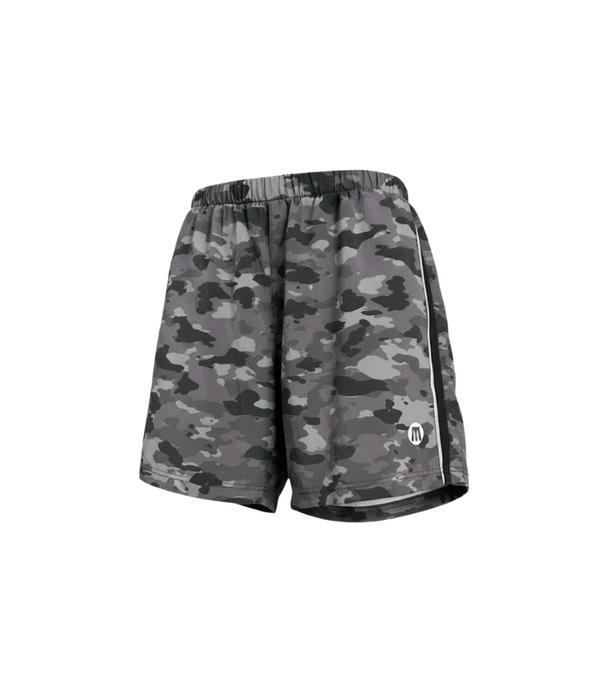 RunBK Apparel ARCHIVE 003 — The Greenpoint Grey | Camo Shorts