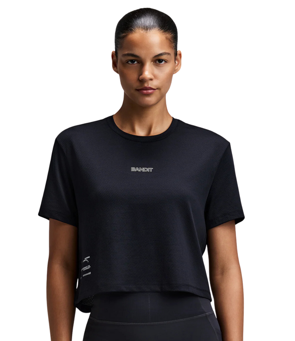 Bandit W Micromesh Cropped Tee S26
