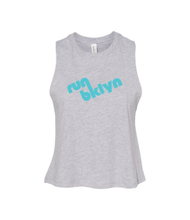 RUN BKLYN W Groovy Racerback Crop 26