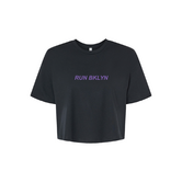 RUN BKLYN W Jersey Turnpike Crop Tee