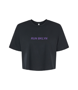 RUN BKLYN W Jersey Turnpike Crop Tee
