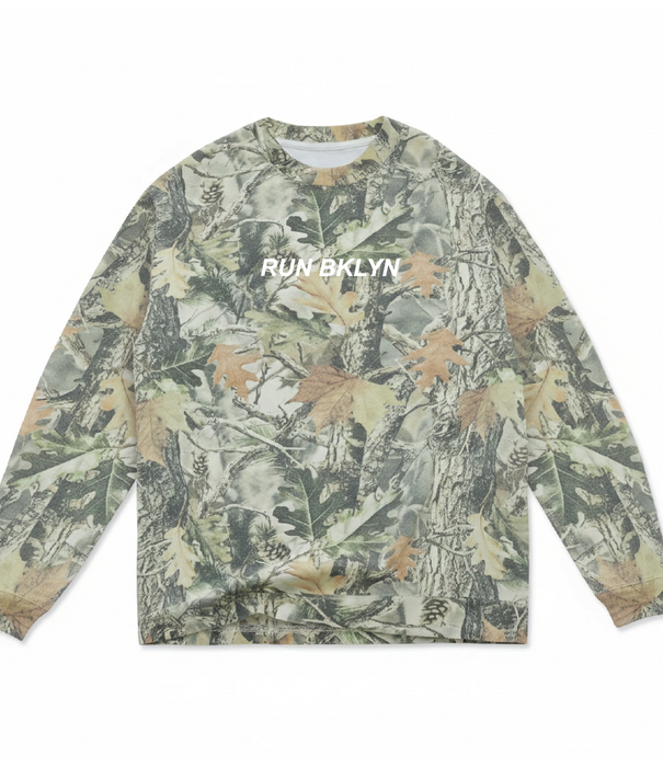 RUN BKLYN Concrete Camo Long Sleeve