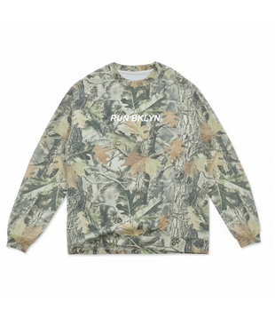 RUN BKLYN Concrete Camo Long Sleeve