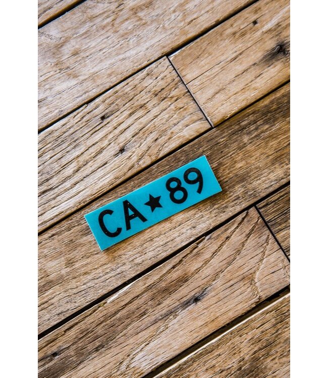 California 89 CA*89 Sticker - Teal
