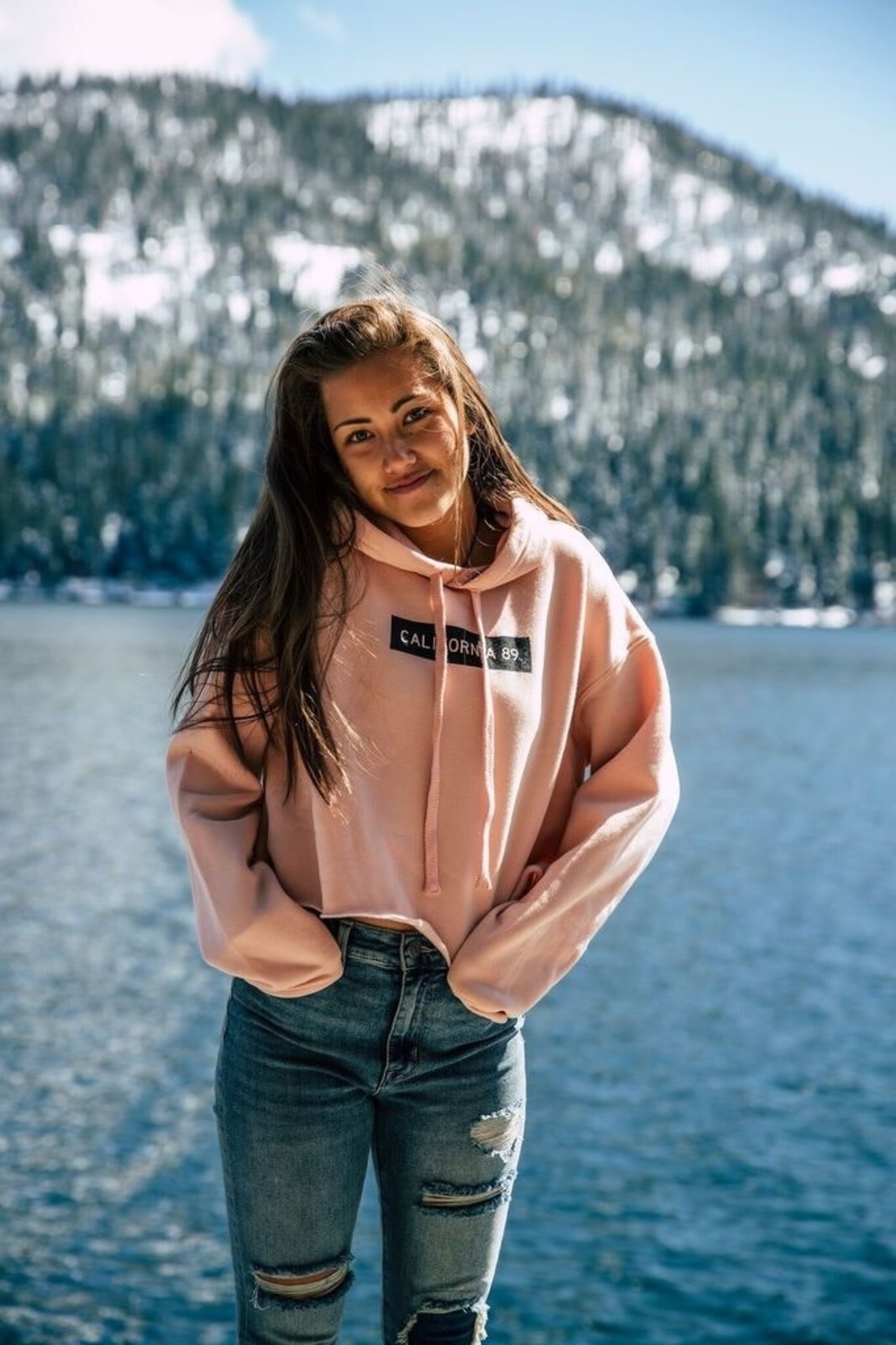 Women's California 89 Crop Hoodie - California 89