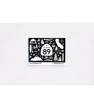 California 89 89 Graphic Sticker
