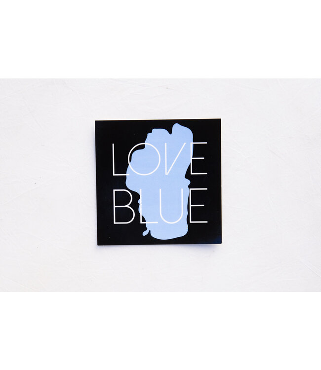 California 89 Love Blue Sticker - Large