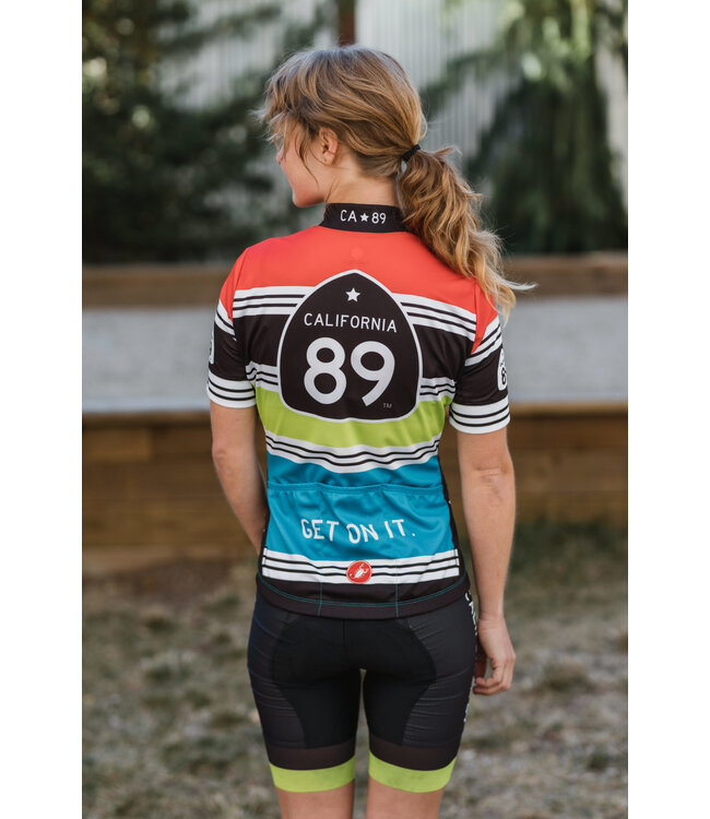 California 89 Striped Women’s Castelli Bike Jersey
