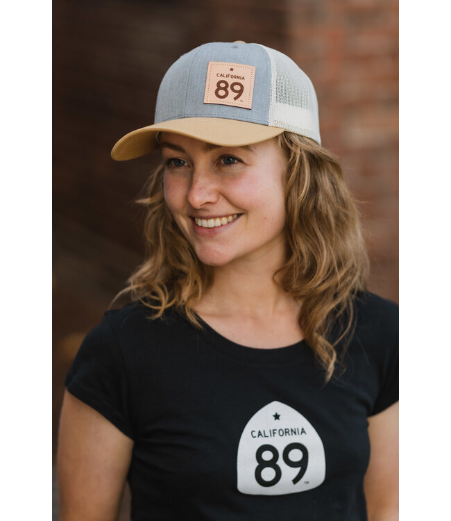 California 89 California 89 Trucker with Snapback, Grey & Gold