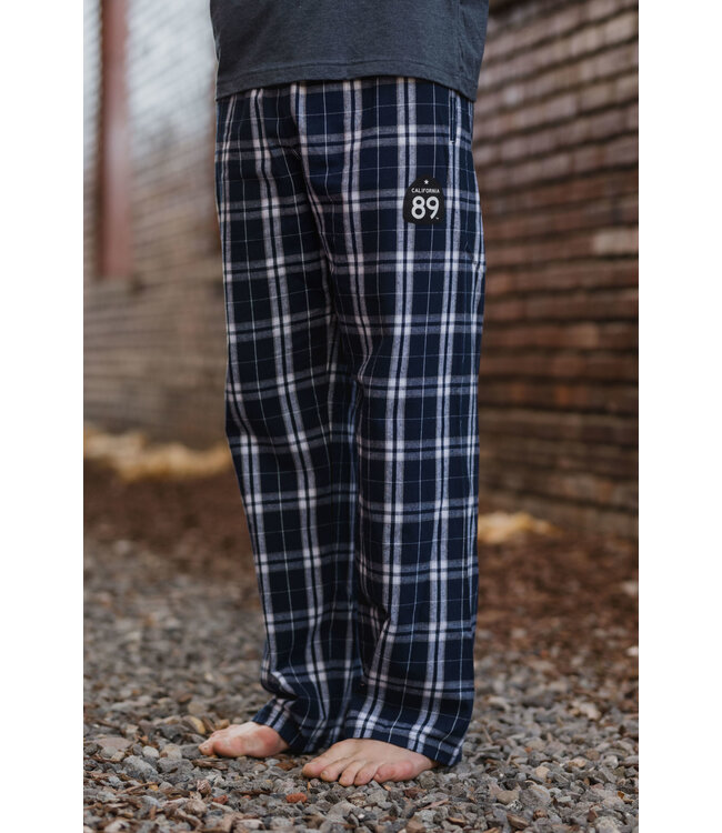 California 89 Unisex Flannel Pajama Pants