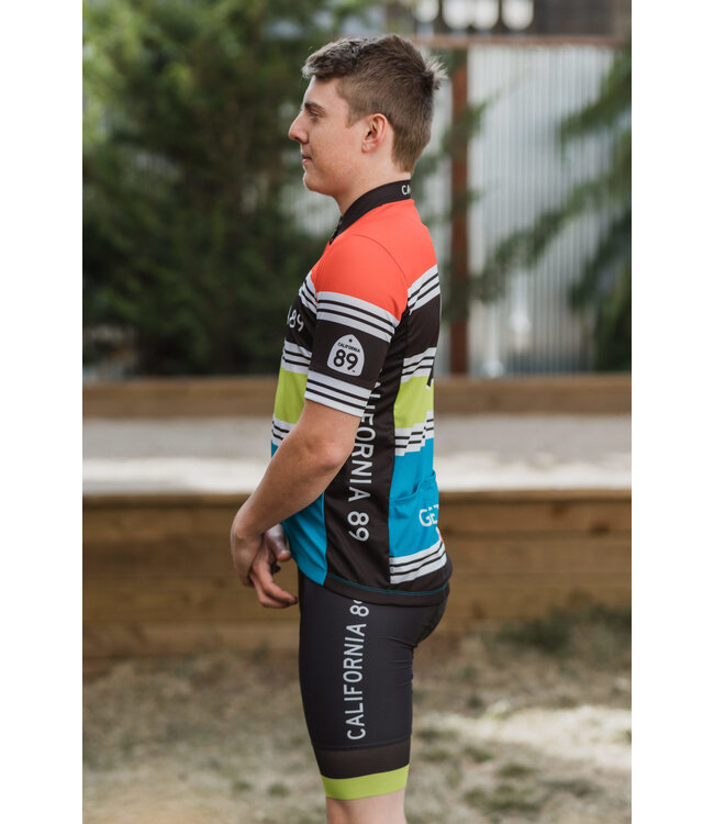California 89 Striped Men's Castelli Bike Jersey